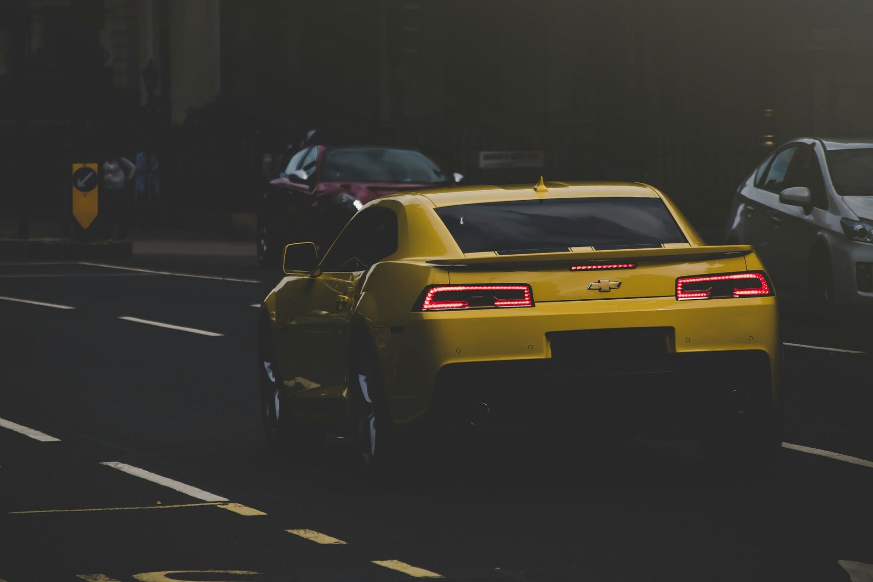 A yellow luxury vehicle that is someone's dream car